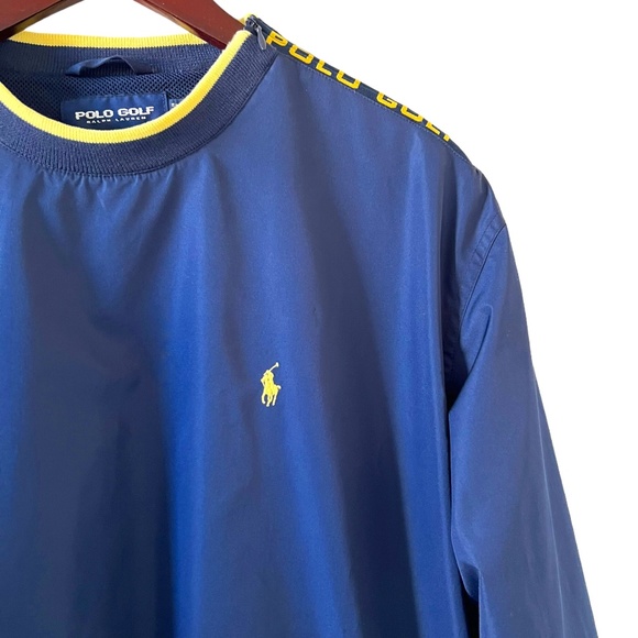 Ralph Lauren Polo Golf Nylon Pullover Windbreaker/Jacket In Navy Size M - Picture 4 of 14